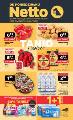 Netto - gazetka promocyjna Gazetka Spożywcza od poniedziałku 31.08 do soboty 05.09