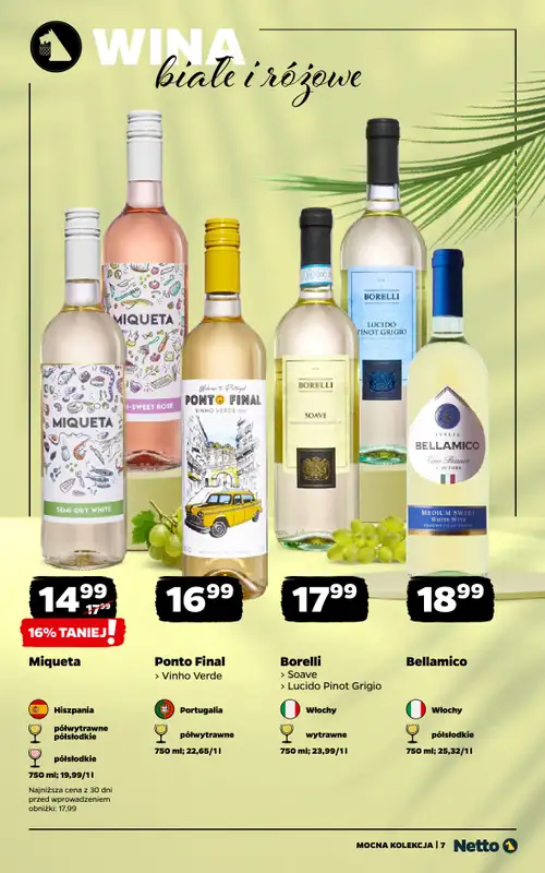 Netto - gazetka promocyjna Mocna Kolekcja - Wina  do soboty 12.09 - strona 7