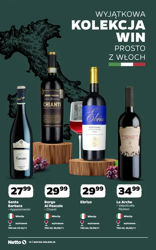 Netto - gazetka promocyjna Mocna Kolekcja - Wina  do soboty 12.09 - strona 12