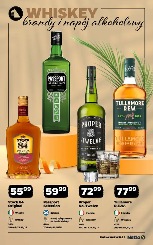 Netto - gazetka promocyjna Mocna Kolekcja - Alkohole Mocne  do soboty 12.09 - strona 7