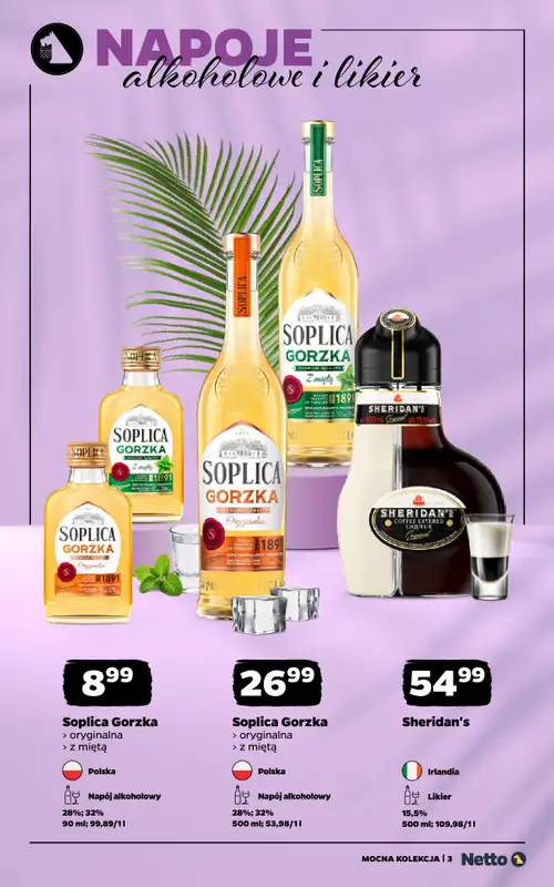 Netto - gazetka promocyjna Mocna Kolekcja - Alkohole Mocne  do soboty 12.09 - strona 3
