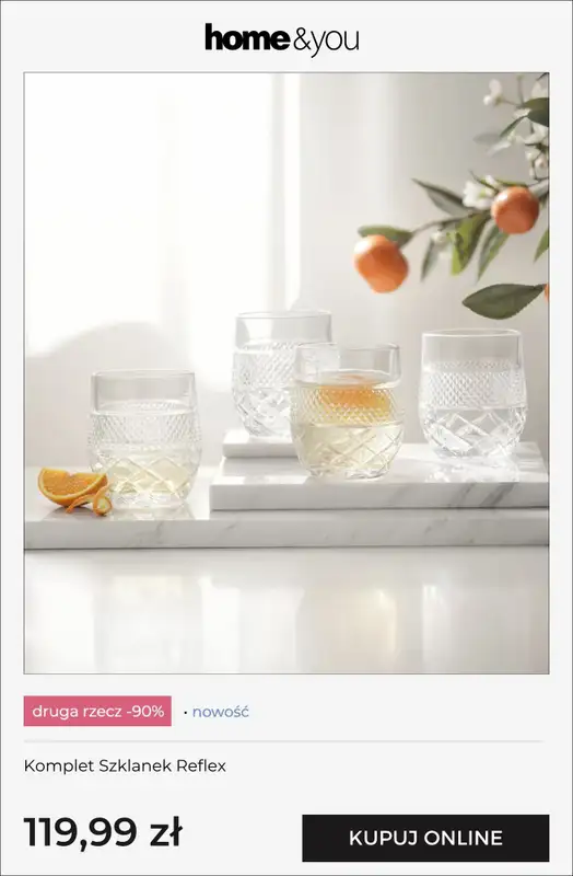 home&you - gazetka promocyjna Druga rzecz -90% od piątku 28.08 do wtorku 01.09 - strona 12