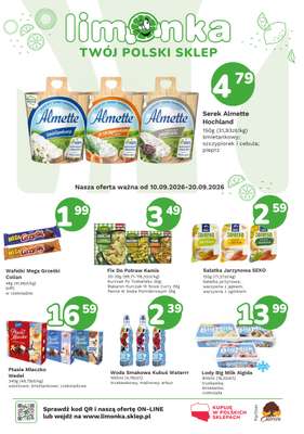 Limonka - gazetka promocyjna Gazetka od czwartku 10.09 do niedzieli 20.09