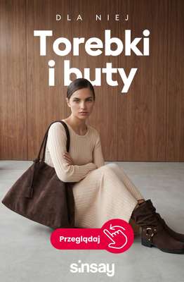 Sinsay - gazetka promocyjna Torebki i buty dla Niej od piątku 28.08 do czwartku 03.09