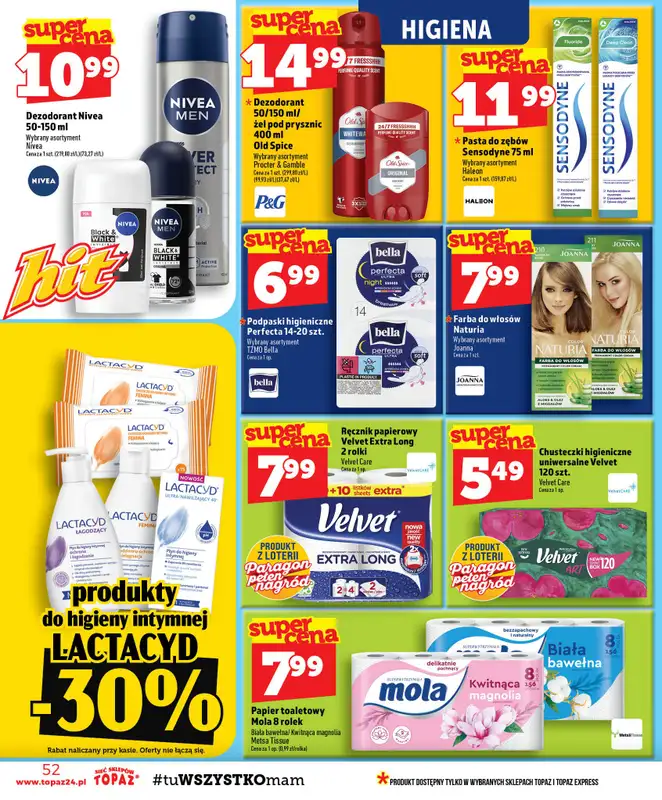 TOPAZ - gazetka promocyjna Gazetka od czwartku 03.09 do środy 09.09 - strona 52