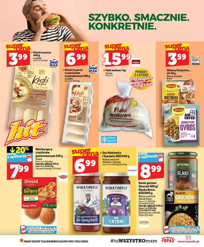 TOPAZ - gazetka promocyjna Gazetka od czwartku 03.09 do środy 09.09 - strona 33