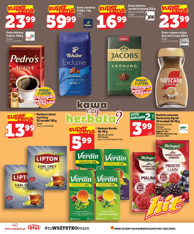 TOPAZ - gazetka promocyjna Gazetka od czwartku 03.09 do środy 09.09 - strona 40