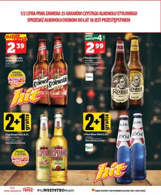TOPAZ - gazetka promocyjna Gazetka od czwartku 03.09 do środy 09.09 - strona 44