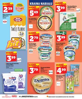 TOPAZ - gazetka promocyjna Gazetka od czwartku 03.09 do środy 09.09 - strona 26