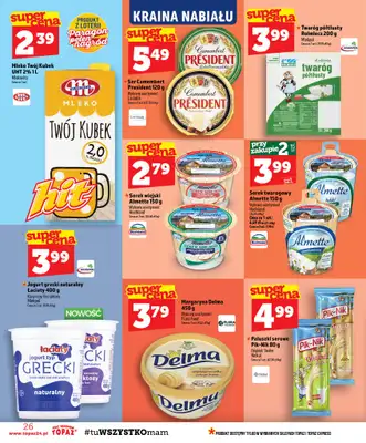 TOPAZ - gazetka promocyjna Gazetka od czwartku 03.09 do środy 09.09 - strona 26