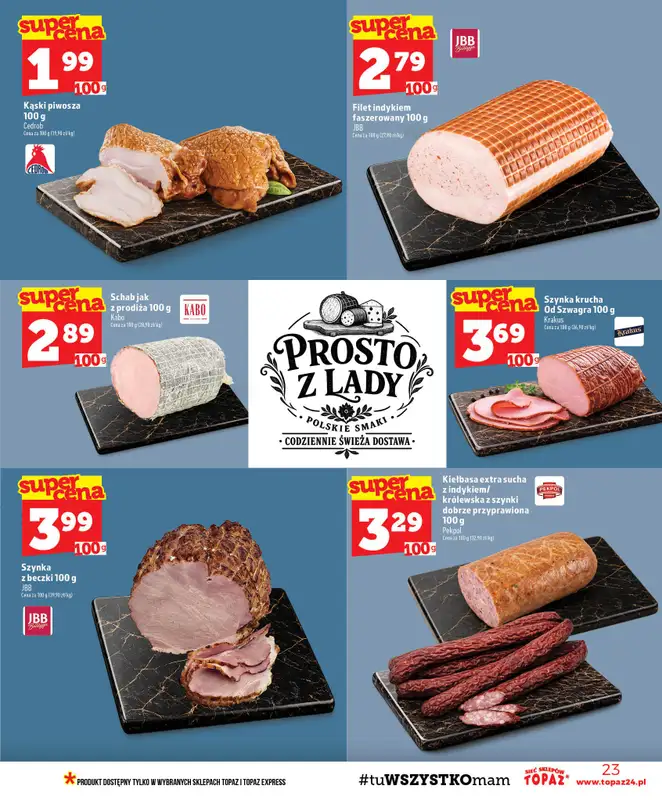 TOPAZ - gazetka promocyjna Gazetka od czwartku 03.09 do środy 09.09 - strona 23