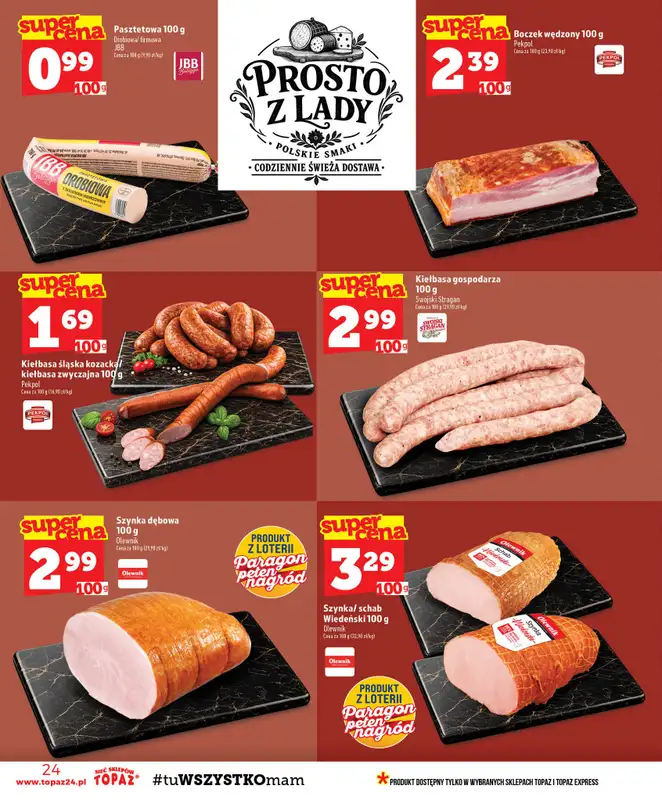 TOPAZ - gazetka promocyjna Gazetka od czwartku 03.09 do środy 09.09 - strona 24