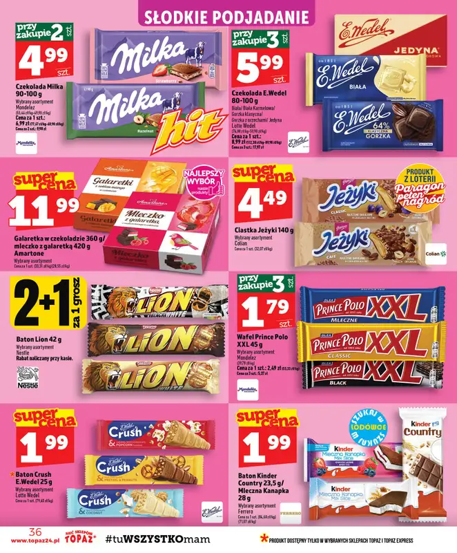TOPAZ - gazetka promocyjna Gazetka od czwartku 03.09 do środy 09.09 - strona 36