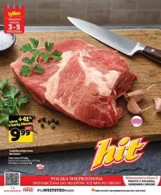 TOPAZ - gazetka promocyjna Gazetka od czwartku 03.09 do środy 09.09 - strona 14
