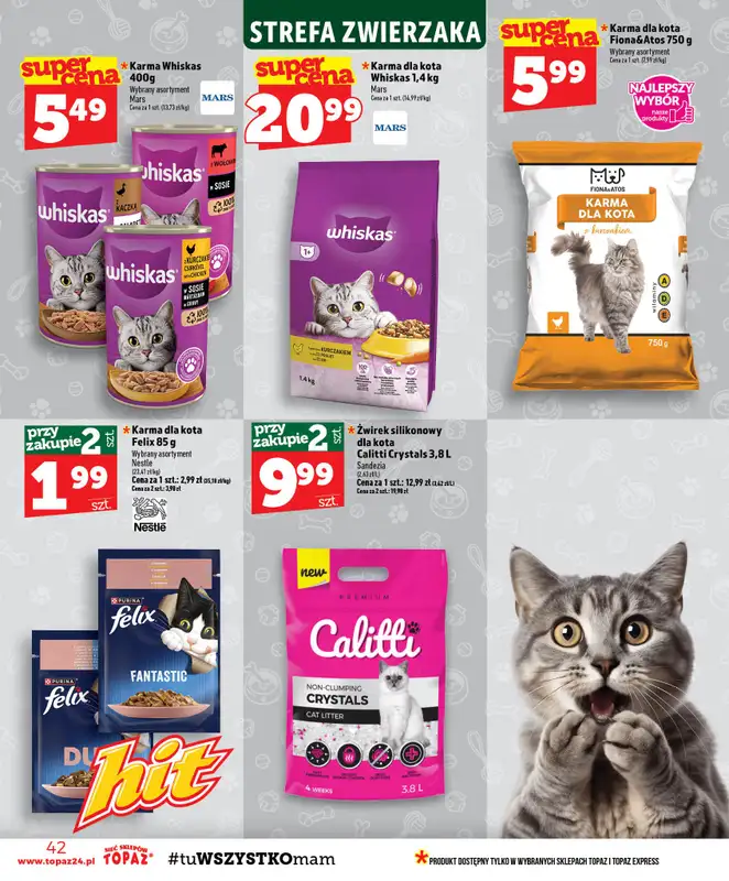 TOPAZ - gazetka promocyjna Gazetka od czwartku 03.09 do środy 09.09 - strona 42