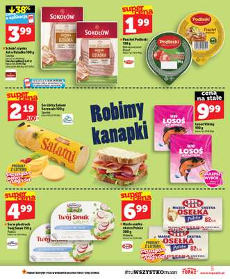 TOPAZ - gazetka promocyjna Gazetka od czwartku 03.09 do środy 09.09 - strona 5