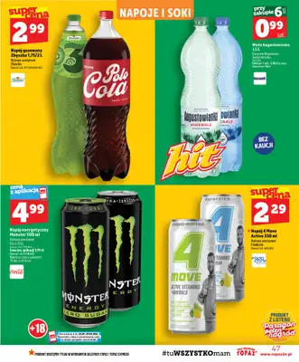 TOPAZ - gazetka promocyjna Gazetka od czwartku 03.09 do środy 09.09 - strona 47
