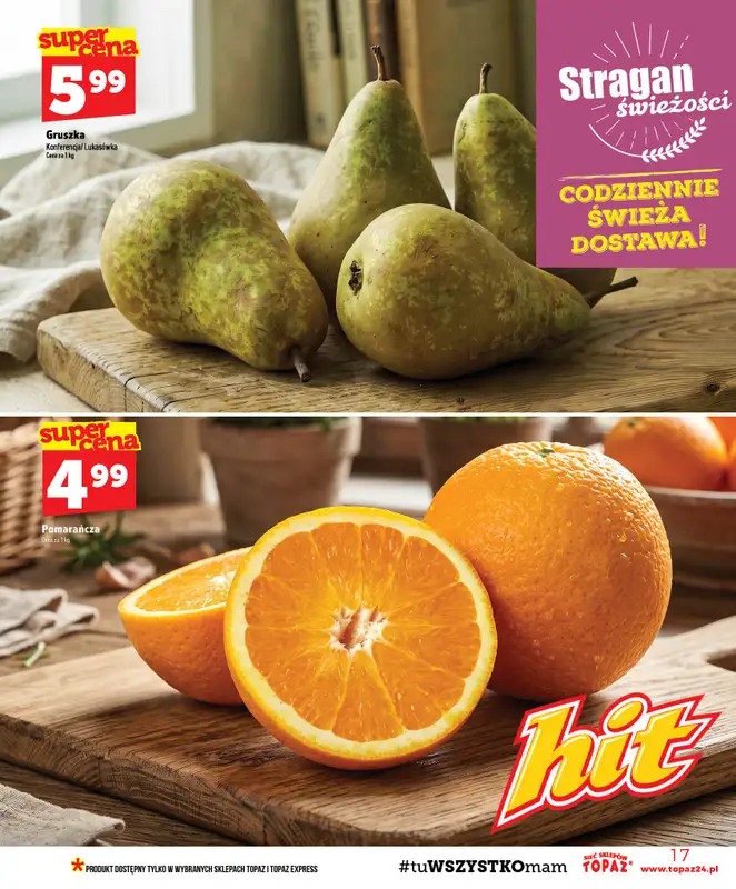 TOPAZ - gazetka promocyjna Gazetka od czwartku 03.09 do środy 09.09 - strona 17
