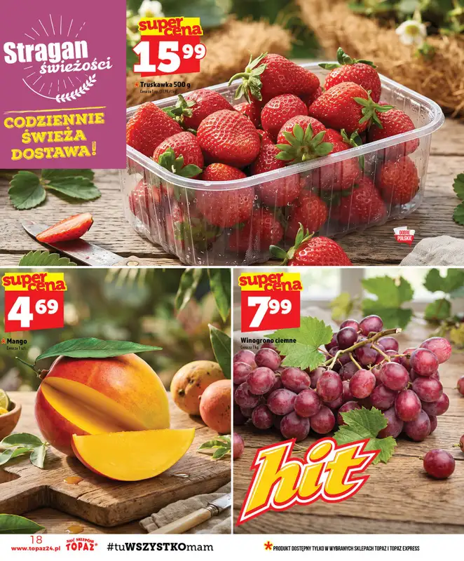 TOPAZ - gazetka promocyjna Gazetka od czwartku 03.09 do środy 09.09 - strona 18