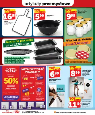 TOPAZ - gazetka promocyjna Gazetka od czwartku 03.09 do środy 09.09 - strona 56