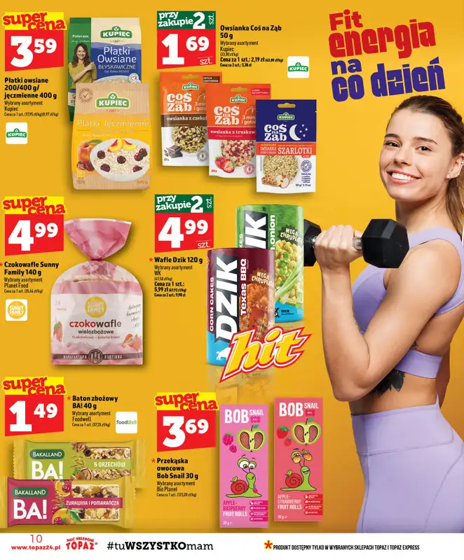 TOPAZ - gazetka promocyjna Gazetka od czwartku 03.09 do środy 09.09 - strona 10
