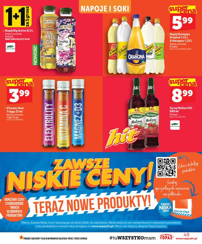 TOPAZ - gazetka promocyjna Gazetka od czwartku 03.09 do środy 09.09 - strona 49