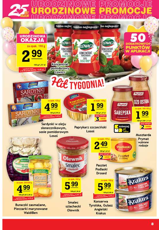 Gram Market - gazetka promocyjna Gazetka od środy 02.09 do wtorku 08.09 - strona 8