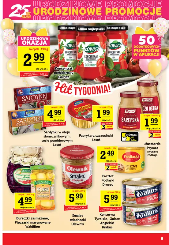 Gram Market - gazetka promocyjna Gazetka od środy 02.09 do wtorku 08.09 - strona 8