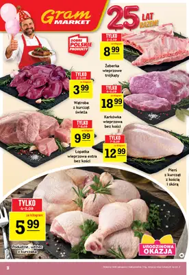 Gram Market - gazetka promocyjna Gazetka od środy 02.09 do wtorku 08.09 - strona 3
