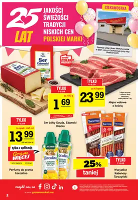 Gram Market - gazetka promocyjna Gazetka od środy 02.09 do wtorku 08.09 - strona 2