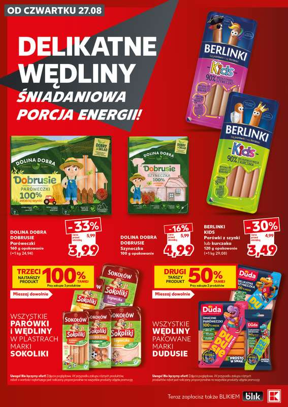 Kaufland - gazetka promocyjna Mocny Start od poniedziałku 31.08 do środy 02.09 - strona 22