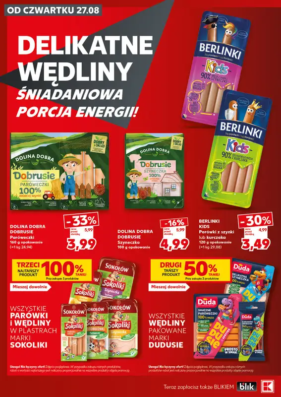 Kaufland - gazetka promocyjna Mocny Start od poniedziałku 31.08 do środy 02.09 - strona 22
