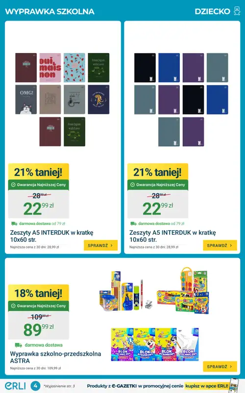 ERLI - gazetka promocyjna Gazetka  do niedzieli 06.09 - strona 4