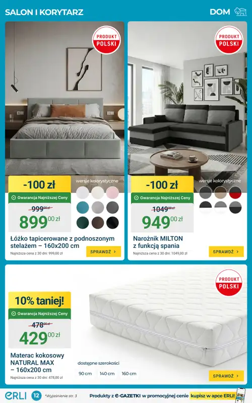 ERLI - gazetka promocyjna Gazetka  do niedzieli 06.09 - strona 12