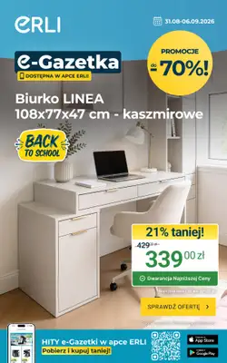 ERLI - gazetka promocyjna Gazetka  do niedzieli 06.09