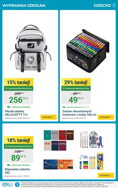 ERLI - gazetka promocyjna Gazetka  do niedzieli 06.09 - strona 3