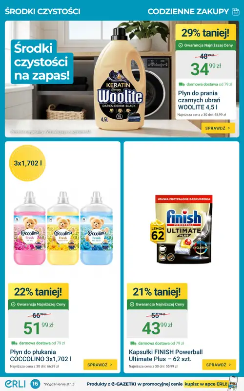 ERLI - gazetka promocyjna Gazetka  do niedzieli 06.09 - strona 16