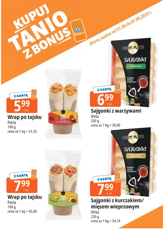 Leclerc - gazetka promocyjna Kupuj tanio z bonus od poniedziałku 31.08 do poniedziałku 07.09 - strona 9