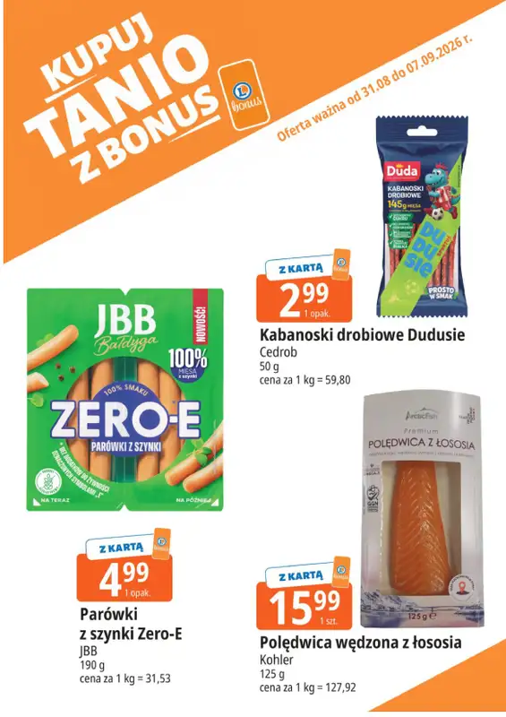 Leclerc - gazetka promocyjna Kupuj tanio z bonus od poniedziałku 31.08 do poniedziałku 07.09 - strona 13