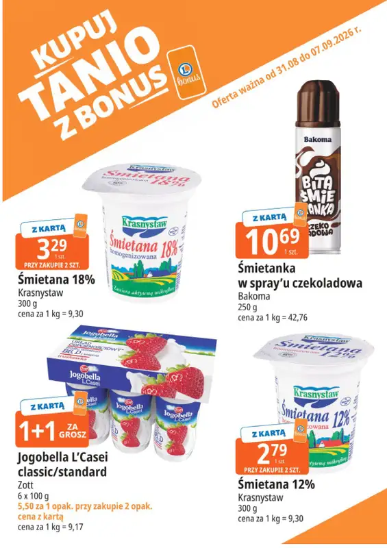 Leclerc - gazetka promocyjna Kupuj tanio z bonus od poniedziałku 31.08 do poniedziałku 07.09 - strona 5