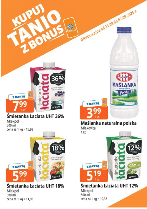 Leclerc - gazetka promocyjna Kupuj tanio z bonus od poniedziałku 31.08 do poniedziałku 07.09 - strona 8