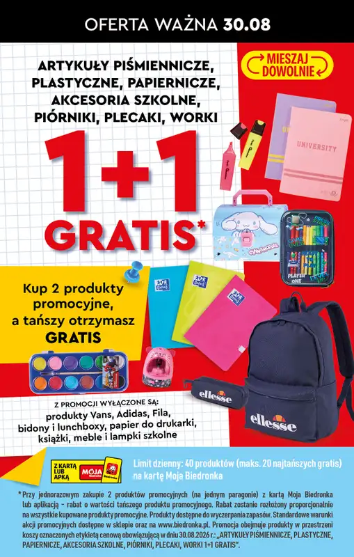 Biedronka - gazetka promocyjna Weekendowe okazje od soboty 29.08 do niedzieli 30.08 - strona 8