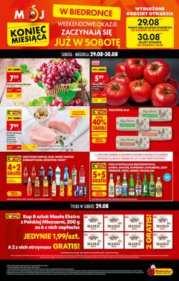 Biedronka - gazetka promocyjna Weekendowe okazje od soboty 29.08 do niedzieli 30.08