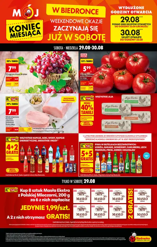 Biedronka - gazetka promocyjna Weekendowe okazje  