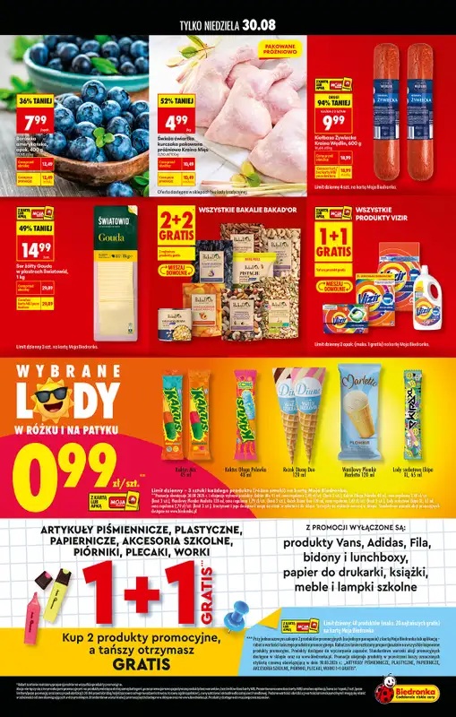 Biedronka - gazetka promocyjna Weekendowe okazje od soboty 29.08 do niedzieli 30.08 - strona 4