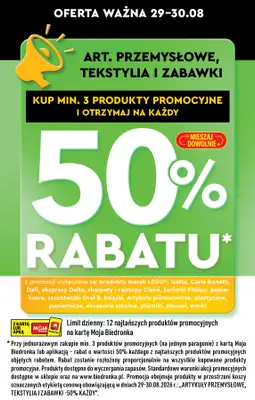 Biedronka - gazetka promocyjna Weekendowe okazje od soboty 29.08 do niedzieli 30.08 - strona 10