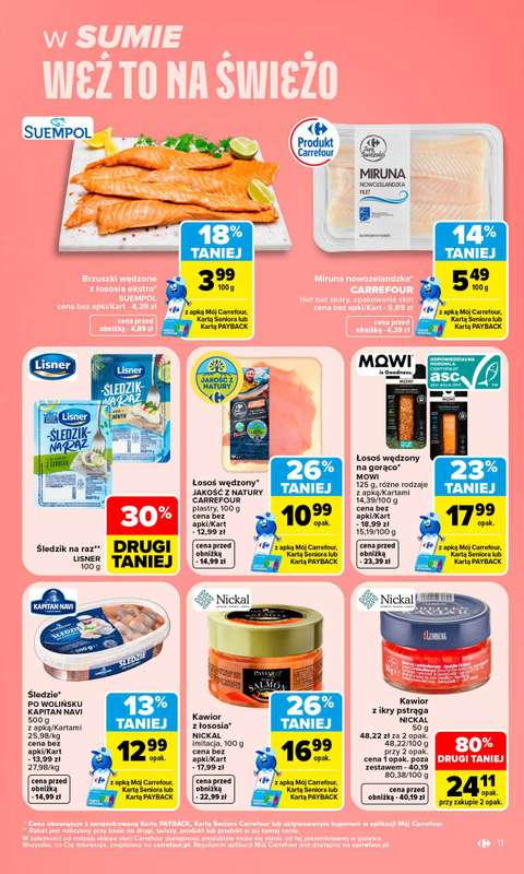 Carrefour - gazetka promocyjna Gazetka Carrefour od poniedziałku od poniedziałku 31.08 do soboty 05.09 - strona 13