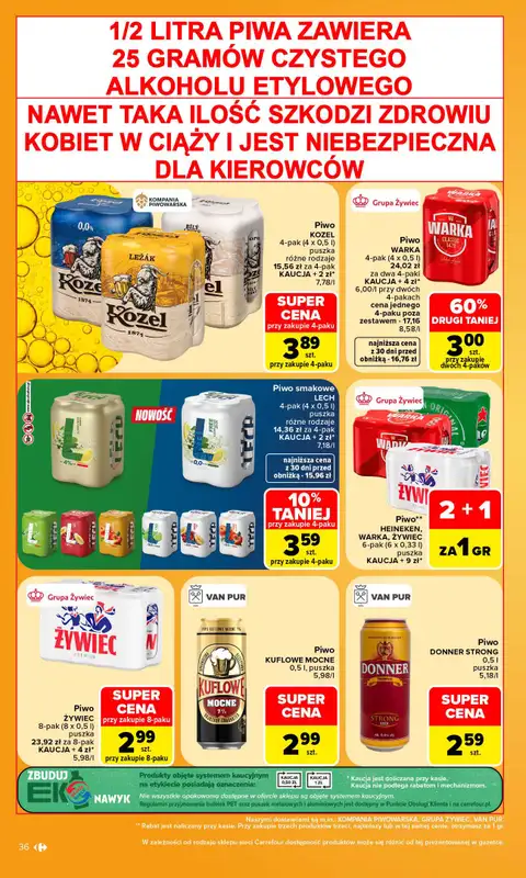 Carrefour - gazetka promocyjna Gazetka Carrefour od poniedziałku od poniedziałku 31.08 do soboty 05.09 - strona 38