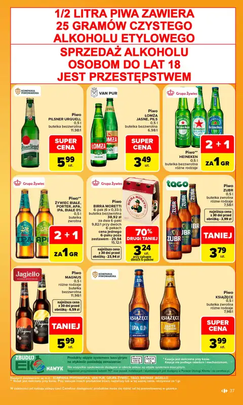 Carrefour - gazetka promocyjna Gazetka Carrefour od poniedziałku od poniedziałku 31.08 do soboty 05.09 - strona 39