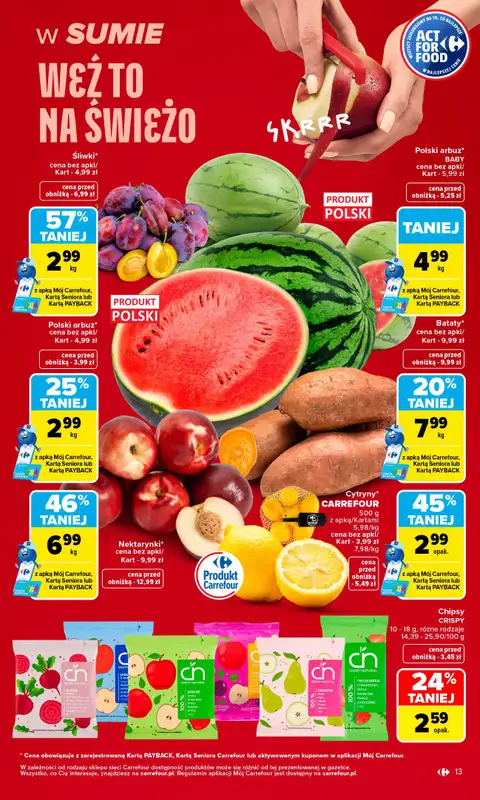 Carrefour - gazetka promocyjna Gazetka Carrefour od poniedziałku od poniedziałku 31.08 do soboty 05.09 - strona 15
